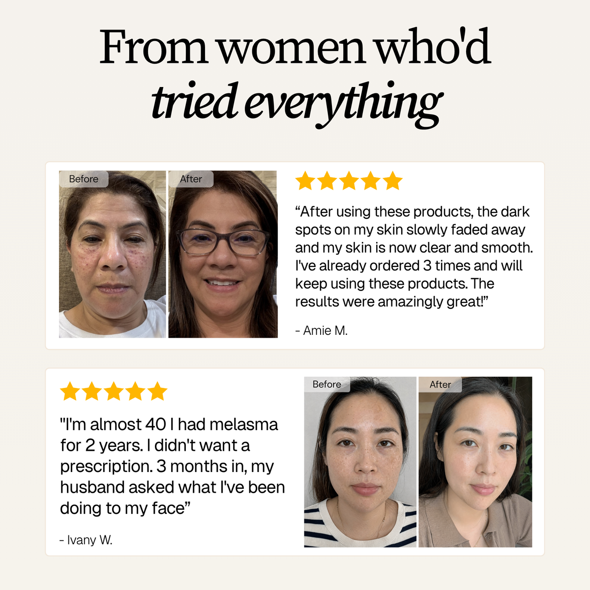 The 3-Step Melasma & Dark Spot Set