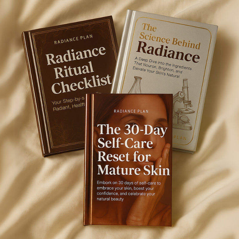 Luxury Leather Cosmetic Bag + Ebooks